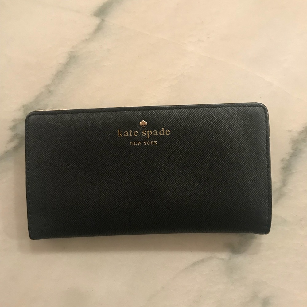 Black long Kate Sade Wallet